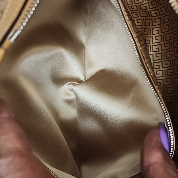 Versace euc suede leather shoulder bag - Picture 9 of 14